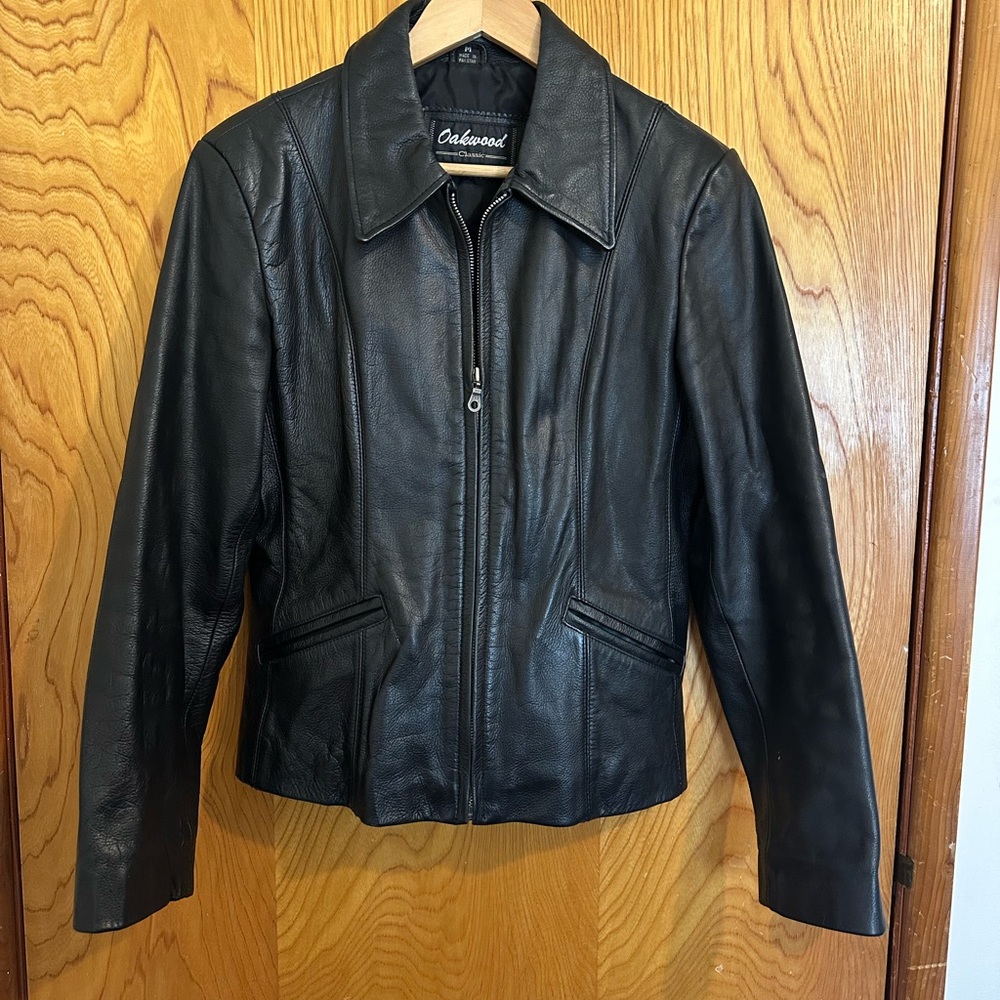 Classic Black Leather Jacket